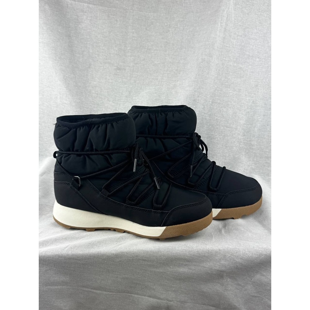 All‎ in Motion Mens Black Puffer Snow Boots Water Repellent Winter Shoes Size 8